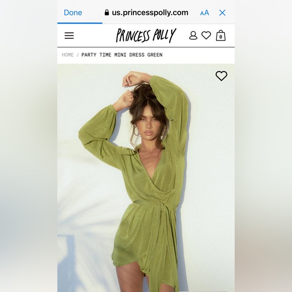 Princess Polly | Dresses | Princess Polly Green Dress